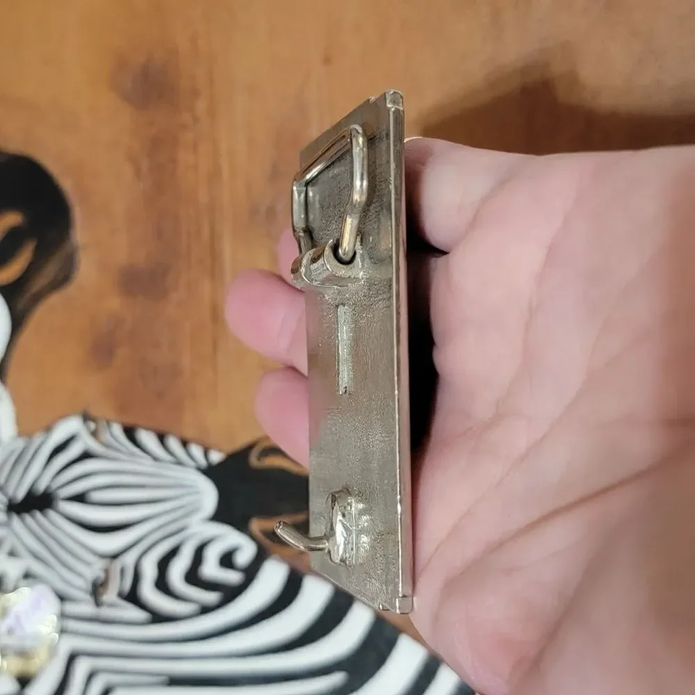 Made in USA Retro Boom Box Belt Buckle